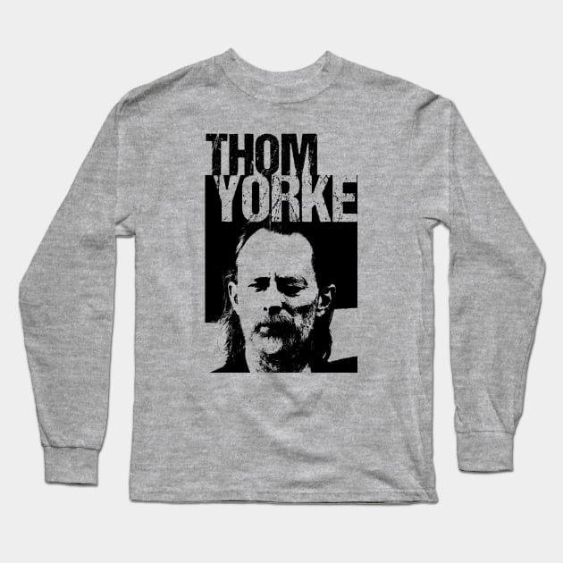 Thom Yorke Long Sleeve T-Shirt by Nagorniak